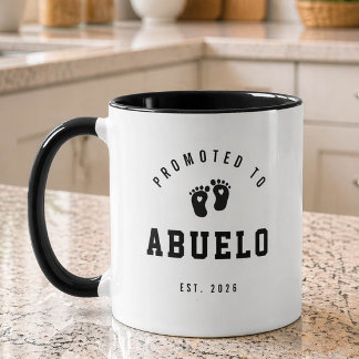 Promoted to Abuelo New Grandpa Mug