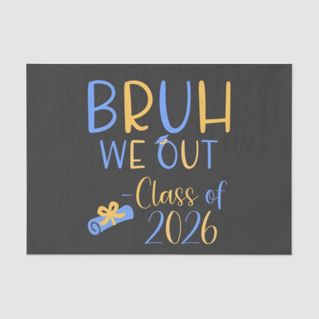 Promotion 2026 Bruh, on est sortis Papier de soie (Recto)