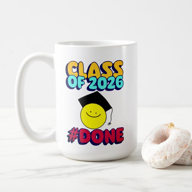 Promotion 2026 Cadeau de fin d'études Mug (Avec donut)