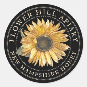 Promotionnels Miel Jar Lid Étiquette ou Fête Faveu