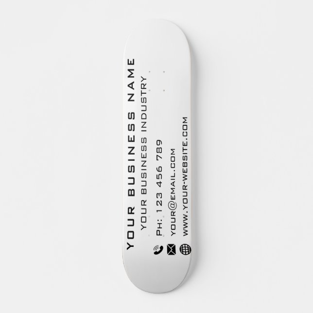 Promotions de skateboard d'entreprise personnalisé (Devant)