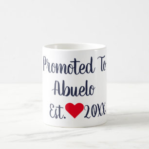 Promu À Abuelo Navy & Red Mug