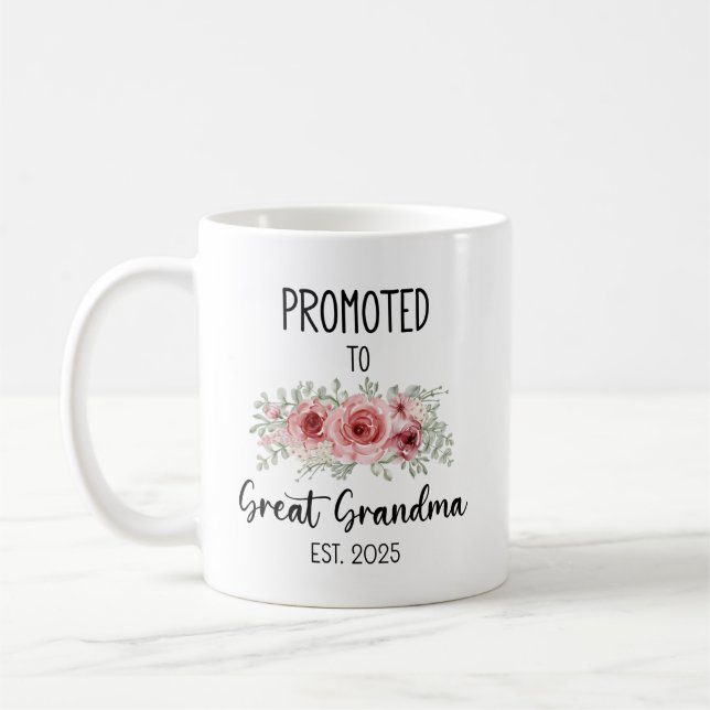 Promu À Grand Grand Grand-Mère Mug 2025, Grand-Mèr (Gauche)