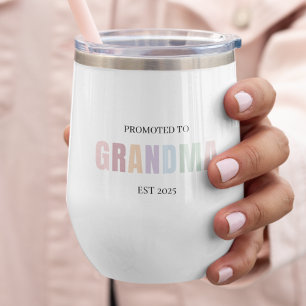 Promu à Grand-mère EST 2025 Pastel personnalisé