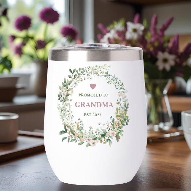 Promu à Grand-mère Est. Design floral 2025 (Créateur téléchargé)