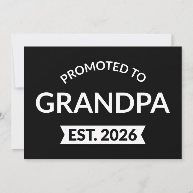 Promu À Grand-Père Est. 2026 II (Devant)