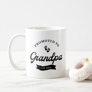 Promu à GrandPa Grossesse Faire-part Mug