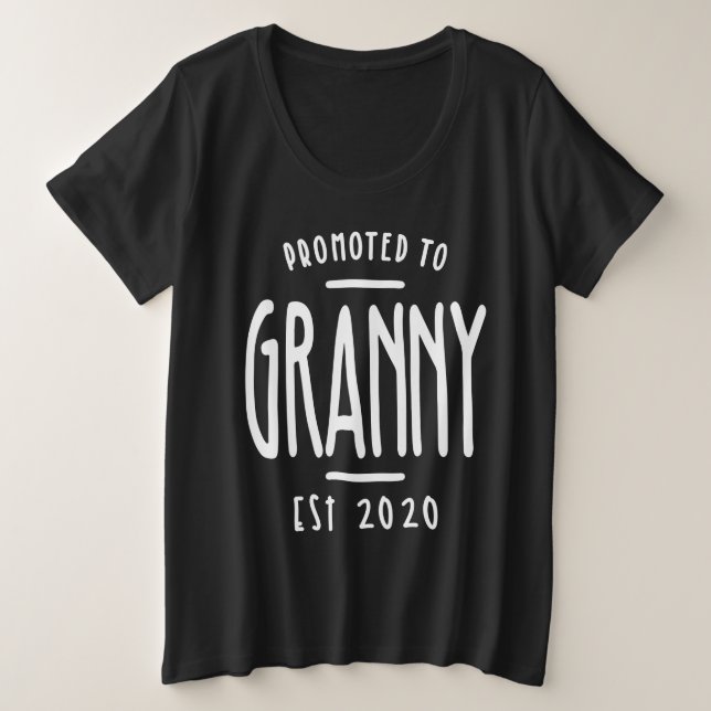 Promu À Granny Est. Cadeau de grand-mère 2020 (Design devant)