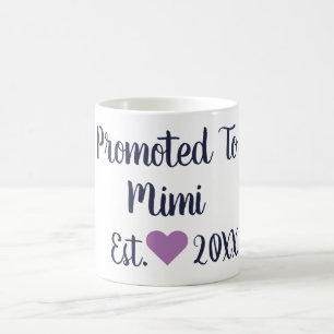 Promu À Mimi Navy & Purple Mug