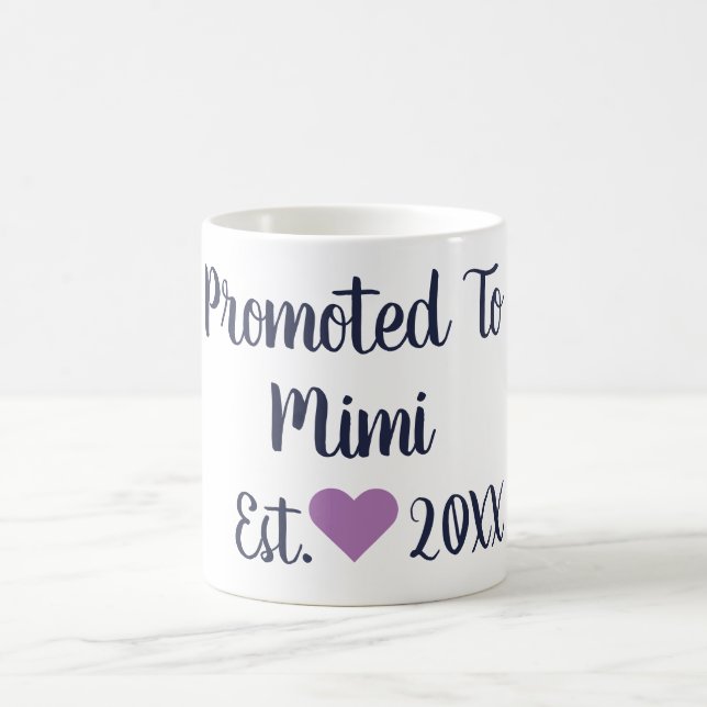 Promu À Mimi Navy & Purple Mug (Centre)