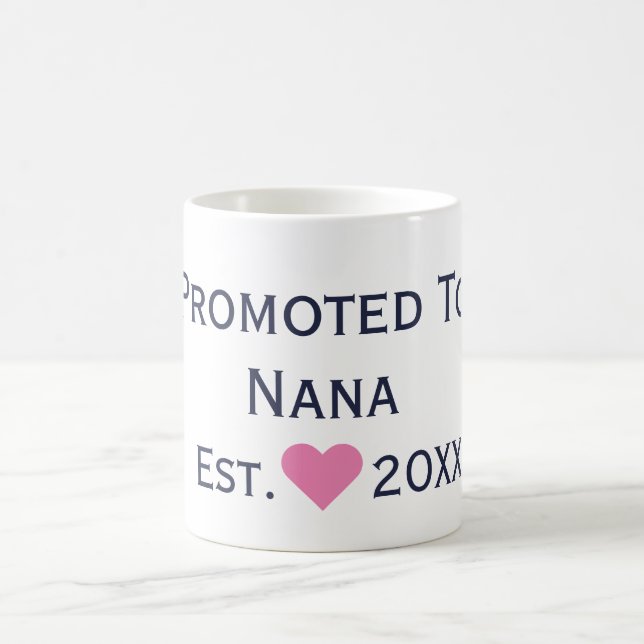 Promu À Nana Navy Et À La Mug Rose (Centre)