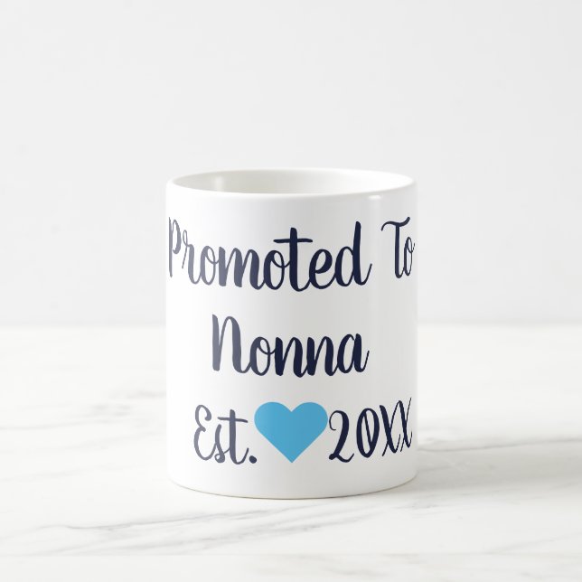Promu À Nonna Navy Et Bright Blue Mug (Centre)