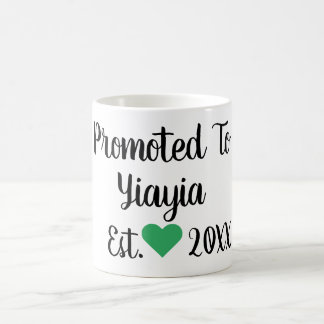 Promu À Yiayia Mug Noir & Vert