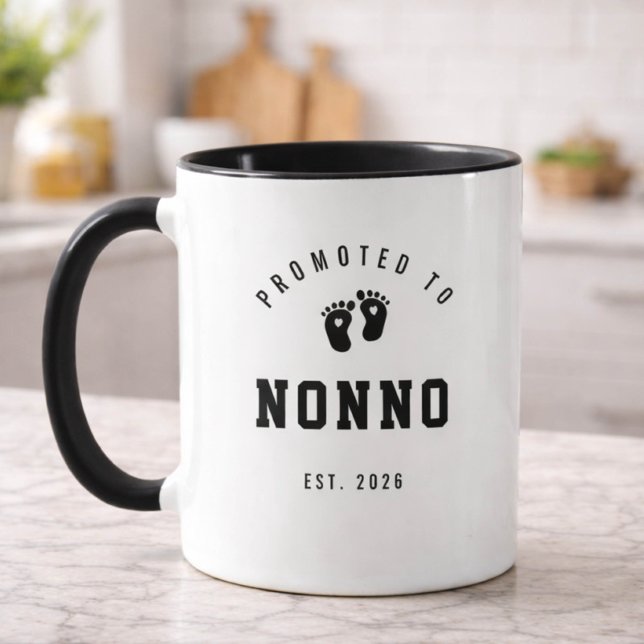 Promu au Mug Nonno Grand-père (Créateur téléchargé)