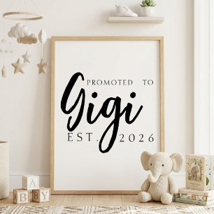 Promu en Gigi Minimal Art Mural pour la Famille