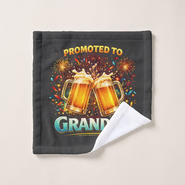 Promu Grand-Père Futur (Gant de toilette)