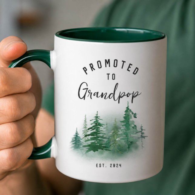 Promu Grandpop Mug | Cadeau Grand-père (Créateur téléchargé)