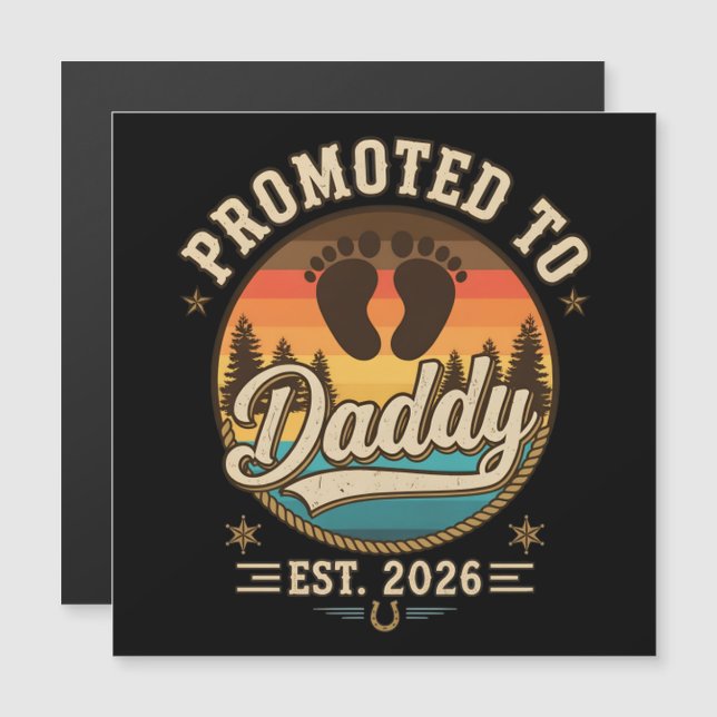 Promu Papa en 2026 (Devant / Derrière)