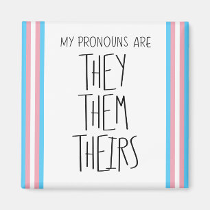 Pronoms Ils/Elles/Leurs Transgenre Magnet