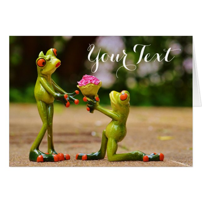 Proposition de mariage de grenouille (Devant horizontal)