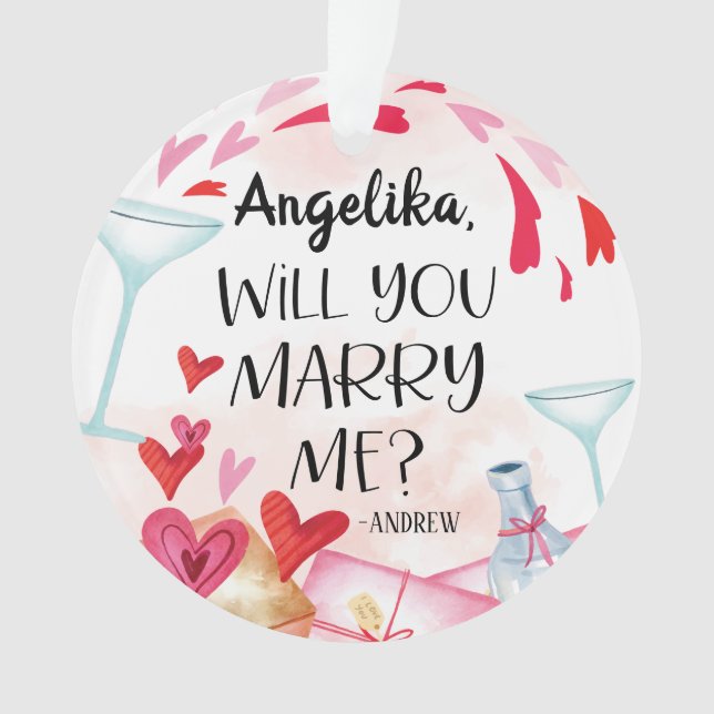 Proposition de marriage | You Marry Me ? Custom (devant)