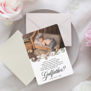 Proposition de photo élégante du parrain