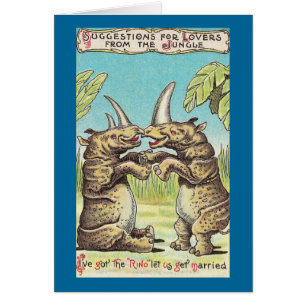 Proposition de rhinocéros de mariage