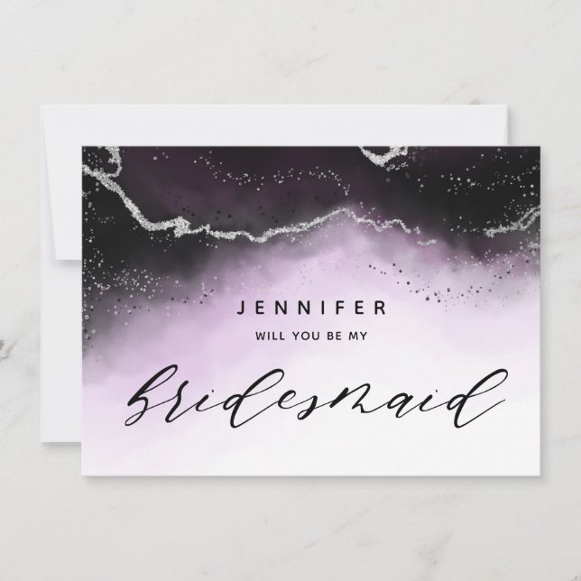 Proposition d'Ethereal Mist Ombre Violet Bridesmai (Devant)