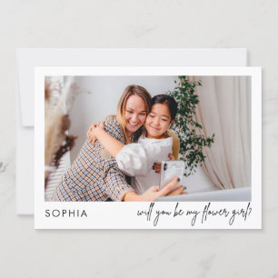 Proposition minimaliste Chic Black Photo Flower