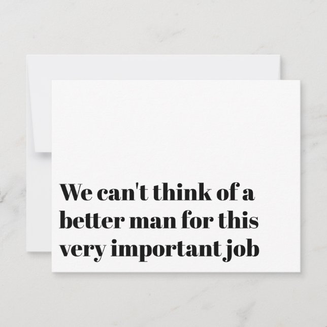 Proposition Officielle Amusante Invitation (Devant)