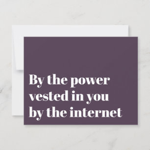 Proposition Officielle Amusante Invitation