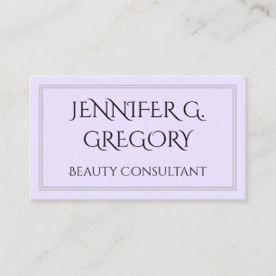 Propre et Élégant Carte de visite consultant en be