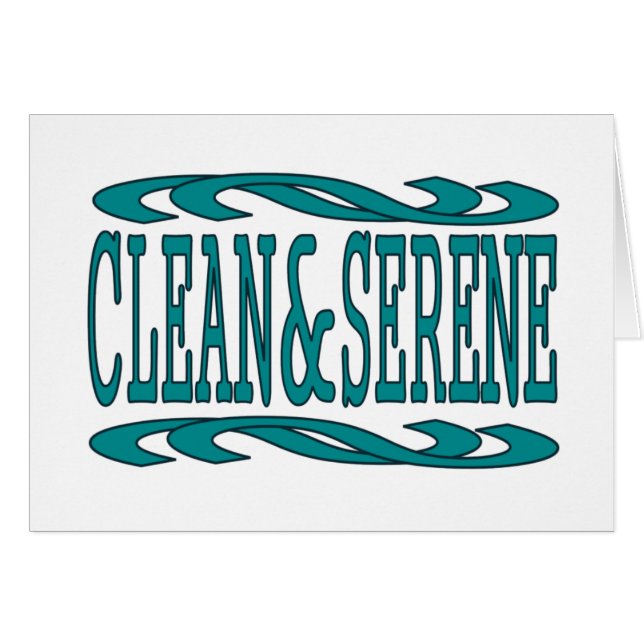 Propre et serein (Devant horizontal)