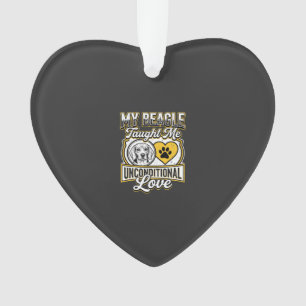 Propriétaire de chien d'amour inconditionnel Beagl