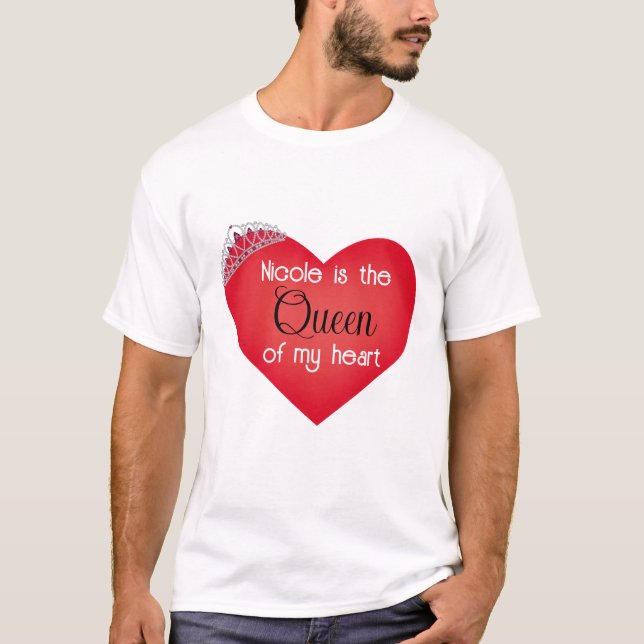 Propriétaire de My Heart Homme's Basic T-Shirt (Devant)