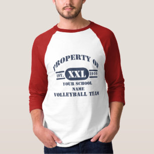 Propriété de T-shirt d'équipe de volleyball