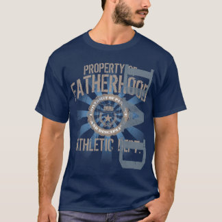Propriété de T-shirt foncé sportif de paternité