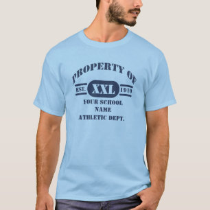 Propriété de T-shirt sportif de département