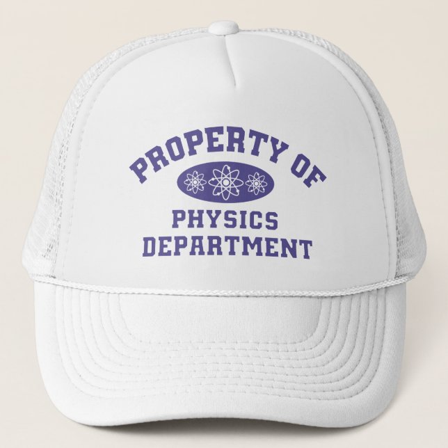 Propriété Du Casquette Du Département Physique (Devant)