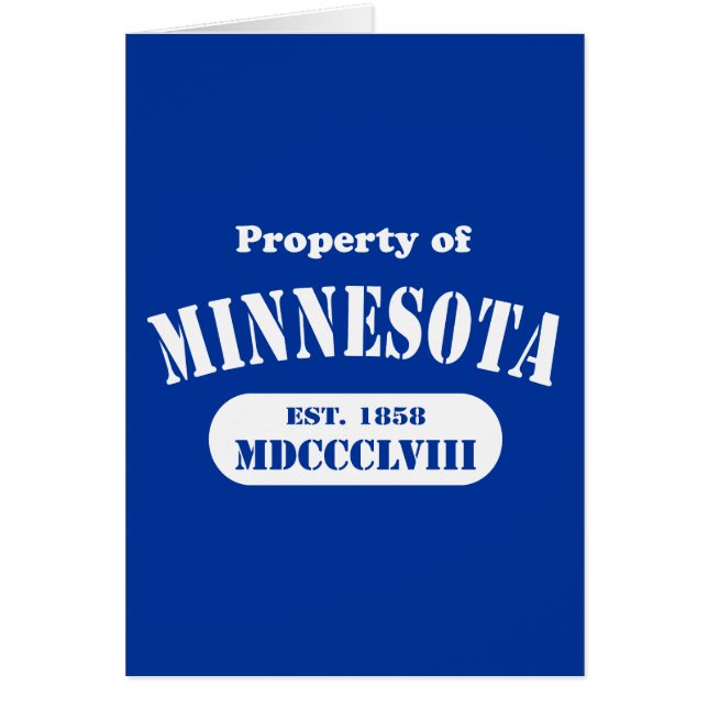 Propriété du Minnesota - n'importe quelle couleur! (Devant)