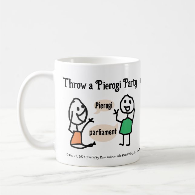 Prorogue Pierogi Party par RoseWrites Mug (Gauche)