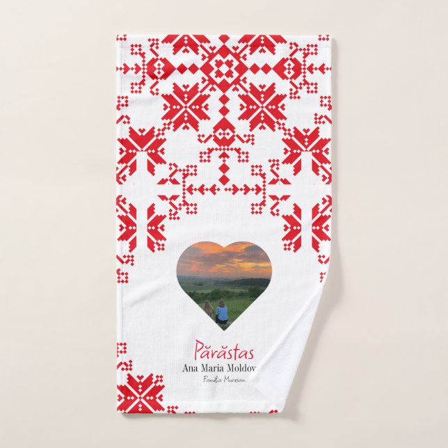 Prosop de maini pentru parastas (Serviette à main)