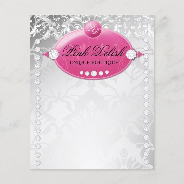 Prospectus 11,4 Cm X 14,2 Cm 311 Broche rose (Devant)
