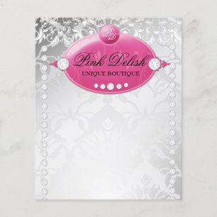 Prospectus 11,4 Cm X 14,2 Cm 311 Broche rose
