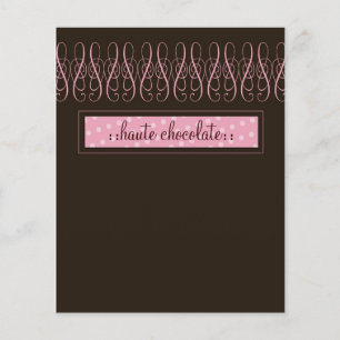 Prospectus 11,4 Cm X 14,2 Cm 311-Tourbillonnant Circulaire de chocolat sucré