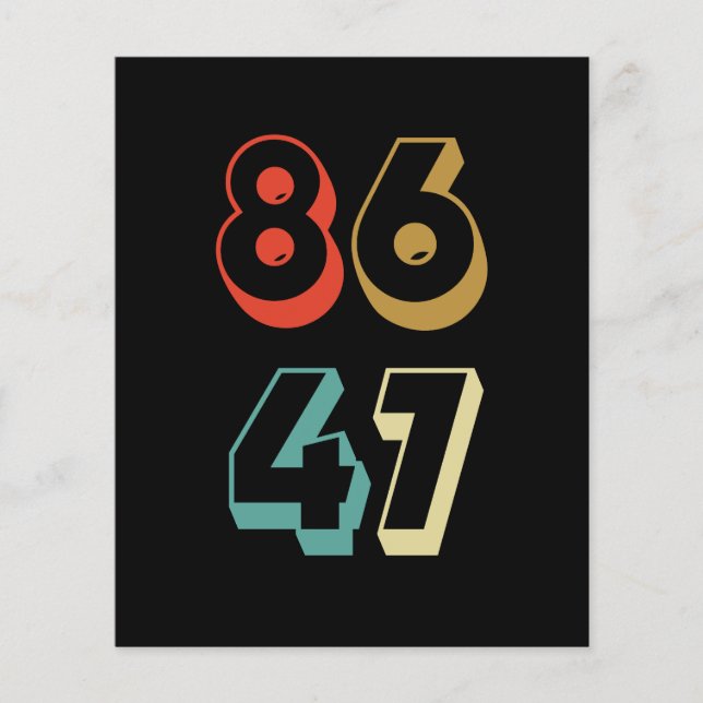 Prospectus 11,4 Cm X 14,2 Cm 8647 Ant-Trump (Devant)