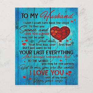 Prospectus 11,4 Cm X 14,2 Cm À ma conception de mari Citations D'Amour Au Mar