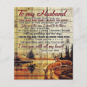 Prospectus 11,4 Cm X 14,2 Cm À ma conception de mari   Lettre d'amour pour mari