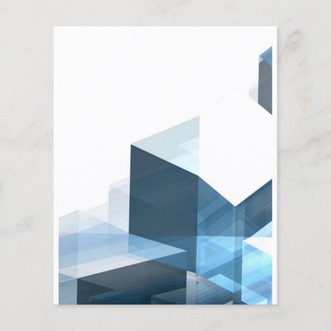 Prospectus 11,4 Cm X 14,2 Cm abstraction (Devant)