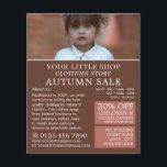 Prospectus 11,4 Cm X 14,2 Cm Adorable Girl, Children's Clothing Store Advert<br><div class="desc">Adorable Girl,  Children's Clothing Store Advertising Flyers By The Business Card Store.</div>
